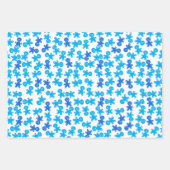 Gingerbread Man Christmas Colors Holiday ラッピングペーパーシート (正面3)