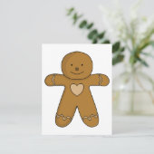 GingerBread Man Christmas Cookie 出欠カード (スタンド正面)