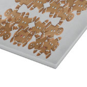 Gingerbread Man Christmas Cookie Holiday Baking  カッティングボード (角)