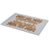 Gingerbread Man Christmas Cookie Holiday Baking  カッティングボード (角)