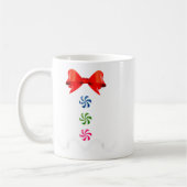 Gingerbread Man Christmas Costume Cookie Baking  コーヒーマグカップ (左)