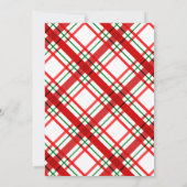 Gingerbread Man Christmas Letter to Santa  招待状 (裏面)