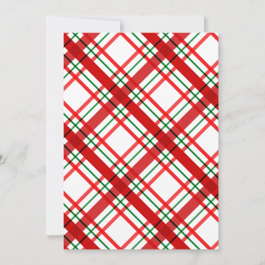 Gingerbread Man Christmas Letter to Santa  招待状 (裏面)