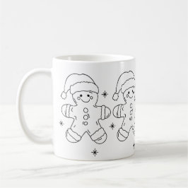 Gingerbread Man Christmas Mug – Simple Holiday Des コーヒーマグカップ
