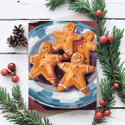 Gingerbread Man Cookies | Merry Christmas シーズンカード