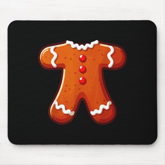 Gingerbread Man Costume Adult Kids Men Women Cooki マウスパッド (正面)