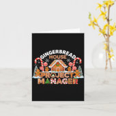 Gingerbread Man Costume, Gingerbread House Project カード (黄色い花)