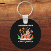 Gingerbread Man Costume, Gingerbread House Project キーホルダー (正面)