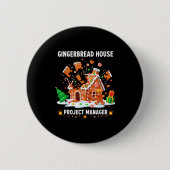 Gingerbread Man Costume, Gingerbread House Project 缶バッジ (正面)