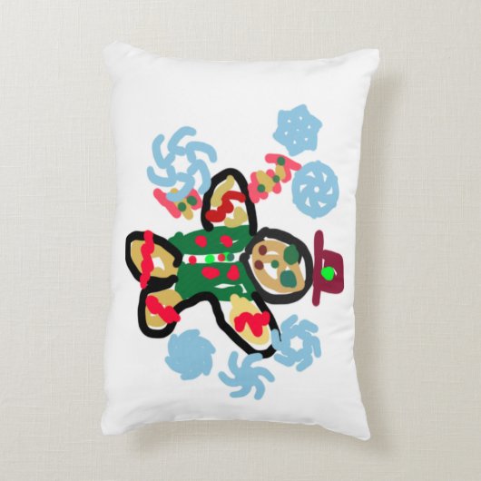 Gingerbread man dance アクセントクッション (裏面(縦))