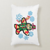 Gingerbread man dance アクセントクッション (正面(垂直))