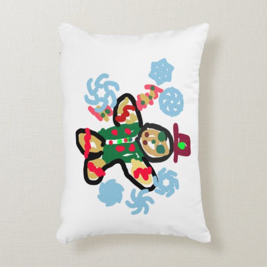 Gingerbread man dance アクセントクッション (正面(垂直))