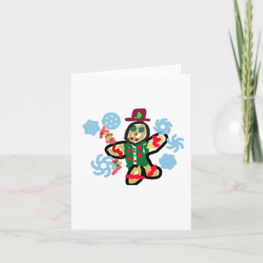 Gingerbread man dance カード (正面)