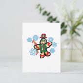 Gingerbread man dance ポストカード (スタンド正面)