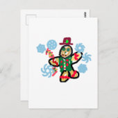 Gingerbread man dance ポストカード (正面/裏面)