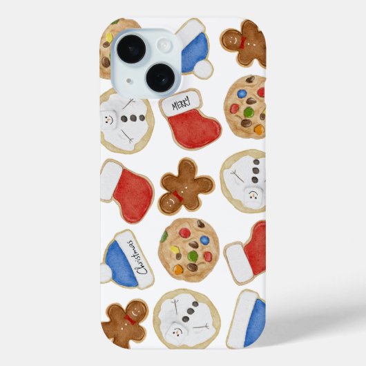 Gingerbread Man Holiday Christmas Cookies  Case-Mate iPhoneケース (裏面)