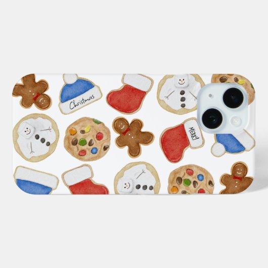 Gingerbread Man Holiday Christmas Cookies  Case-Mate iPhoneケース (裏面 (横))