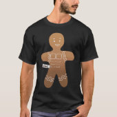 Gingerbread Man Icing Fitness Workout Ugly Christm Tシャツ (正面)