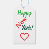 GingerBread Man, Merry Christmas pixel art ギフトタグ (裏面)