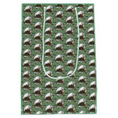 Gingerbread Man- Mint ミディアムペーパーバッグ (裏面)