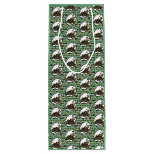 Gingerbread Man- Mint ワインギフトバッグ (裏面)