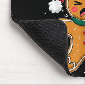 Gingerbread Man Oh Snap Christmas Funny Cookie Bak マウスパッド (コーナー)