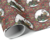 Gingerbread Man- Peppermint ラッピングペーパー (ロールコーナー)