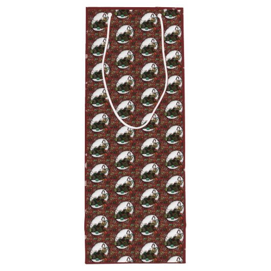 Gingerbread Man- Peppermint ワインギフトバッグ (裏面)