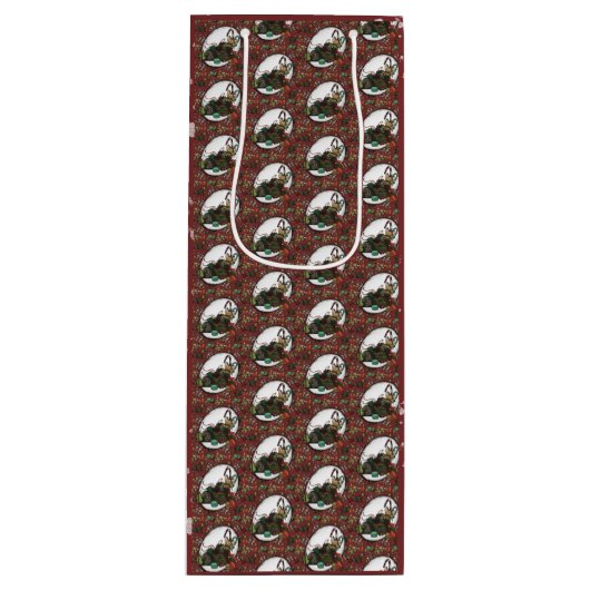 Gingerbread Man- Peppermint ワインギフトバッグ (正面)