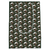 Gingerbread Man: Pine ミディアムペーパーバッグ (裏面)