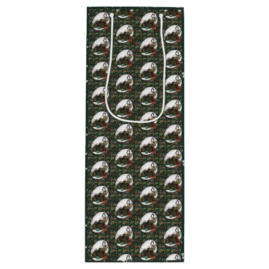 Gingerbread Man: Pine ワインギフトバッグ (正面)