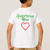 GingerBread man, pixelart, Pixel Art  Tシャツ (裏面)