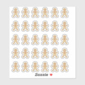 Gingerbread Man Stickers シール (シート)