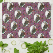 Gingerbread Man- Sugar Plum キッチンタオル (折り畳み)