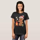 Gingerbread Marshmallow Roaster Camng Christmas Tシャツ (正面フル)