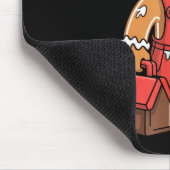 Gingerbread Mechanic Handyman Fixer Worker Christm マウスパッド (コーナー)