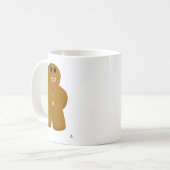 Gingerbread Meeple Game Holiday Art Joy コーヒーマグカップ (正面左)