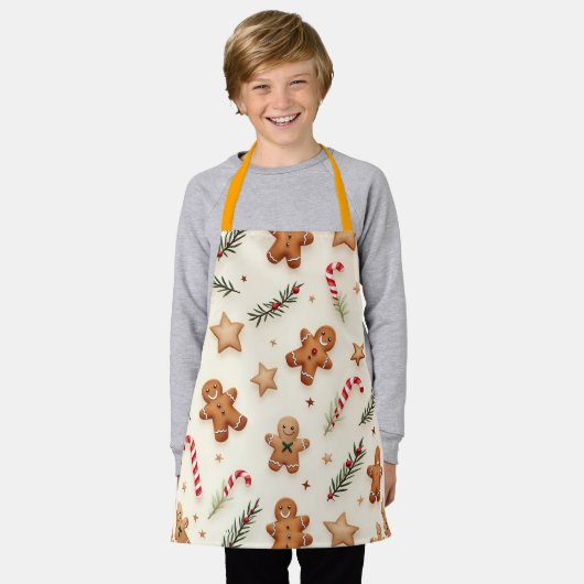Gingerbread Men, Christmas, Author Natasha Us   エプロン (着用した状態)