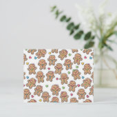 Gingerbread Men Christmas Postcard シーズンポストカード (スタンド正面)