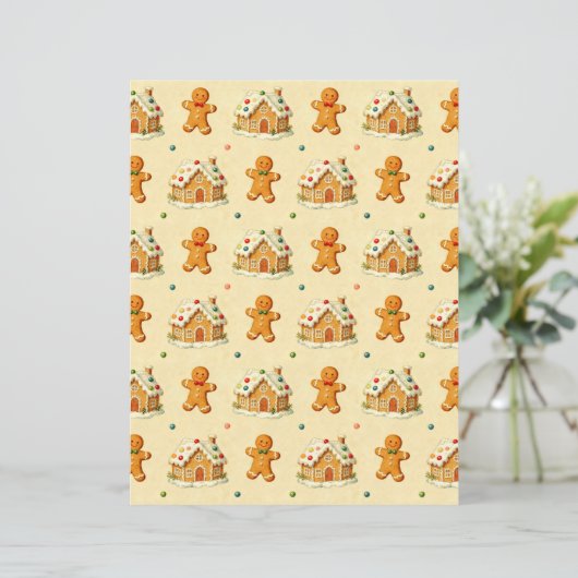Gingerbread Men Scrapbook Paper (スタンド正面)