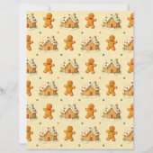 Gingerbread Men Scrapbook Paper (正面)