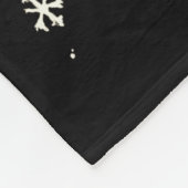 Gingerbread Monster Truck Christmas Snow Cute Xmas フリースブランケット (角)