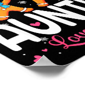 Gingerbread Nk Or Blue Auntie Loves You Christmas  ポスター (角)