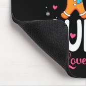 Gingerbread Nk Or Blue Auntie Loves You Christmas  マウスパッド (コーナー)