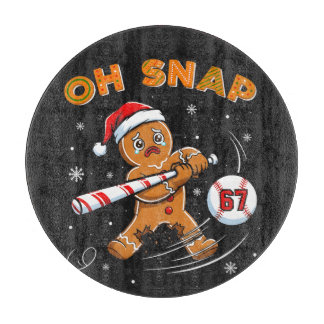 Gingerbread Oh Snap 67 Baseball カッティングボード