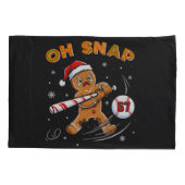 Gingerbread Oh Snap 67 Baseball 枕カバー (裏面)