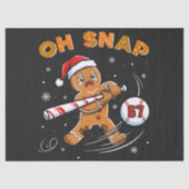 Gingerbread Oh Snap 67 Baseball 薄葉紙 (正面)