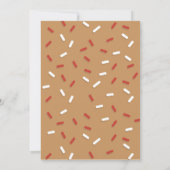 Gingerbread "Oh Snap!" Holiday Cookie Swap 招待状 (裏面)