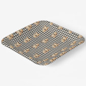 Gingerbread Parade On Gingham! ペーパープレート (傾斜あり)