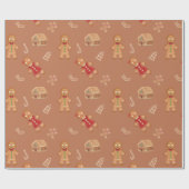 Gingerbread party ラッピングペーパー (フラット)